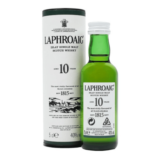 Laphroaig 10 Year Old Single Malt Scotch Whisky 50ml