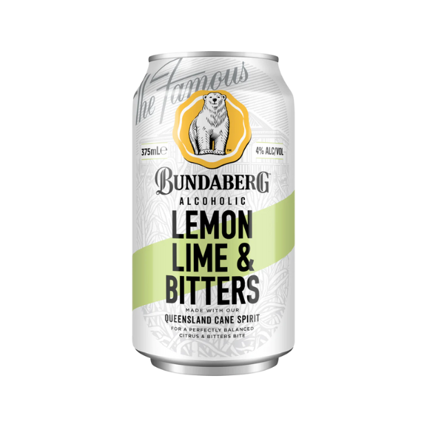 Bundaberg Alcoholic Lemon Lime & Bitters Cans 375ml