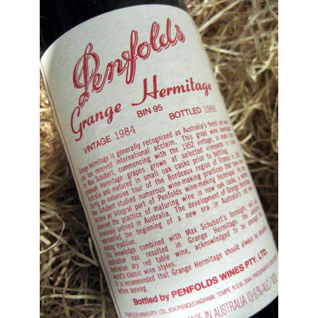 Penfolds Bin 95 Grange 1984 1.5L