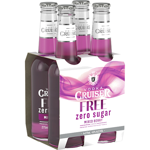 Vodka Cruiser Zero Sugar Mixed Berry 275ml
