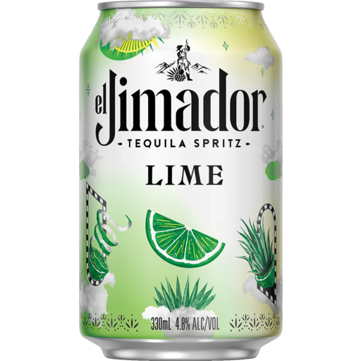 El Jimador Tequila Spritz Lime Margarita Cans 330ml