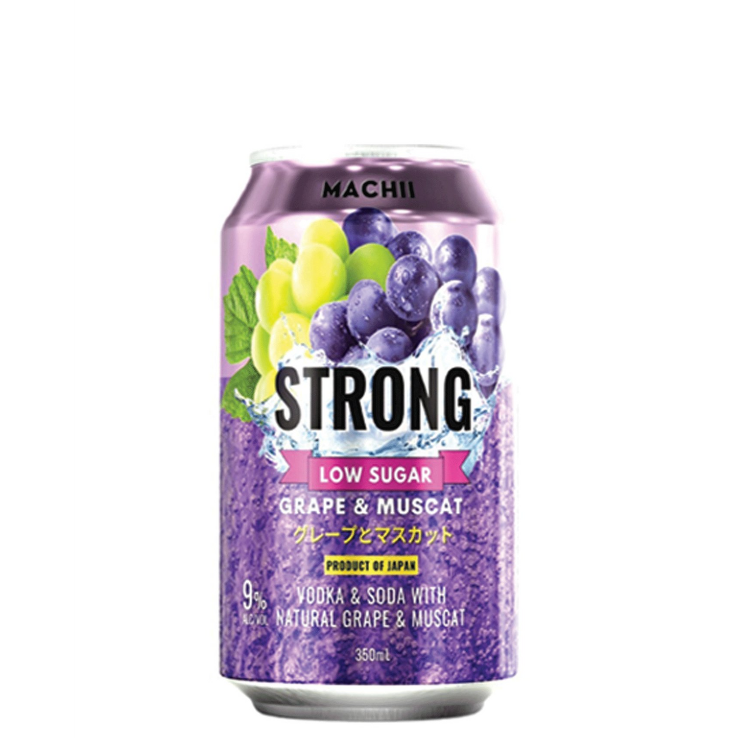 Machii Strong 9% Grape + Muscat Vodka 350ml