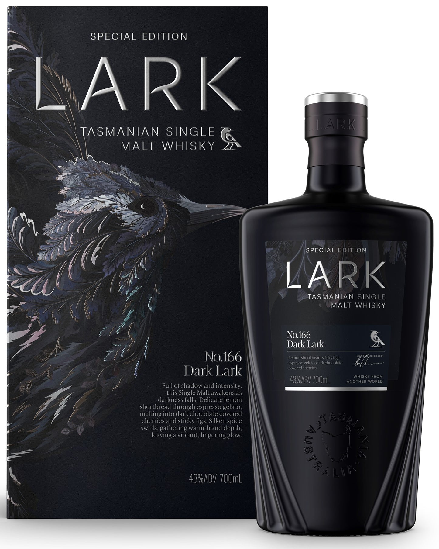 Lark Dark Lark No. 166 Tasmanian Single Malt Whisky 2026 Release 700ml