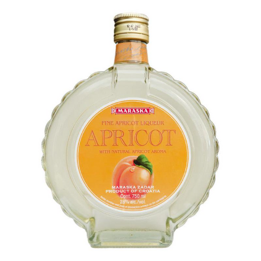 Maraska Fine Apricot Liqueur Flask 750ml - Boozeit.com.au