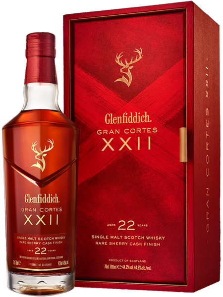 Glenfiddich 22 Year Old Gran Cortes Single Malt Scotch Whisky