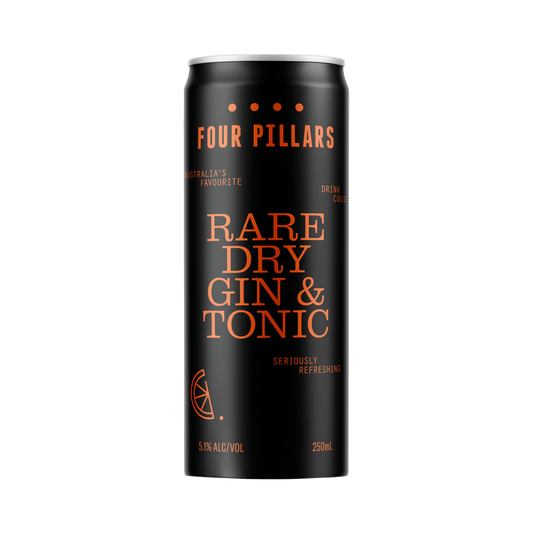 Four Pillars Rare Dry Gin & Tonic Cans 250ml