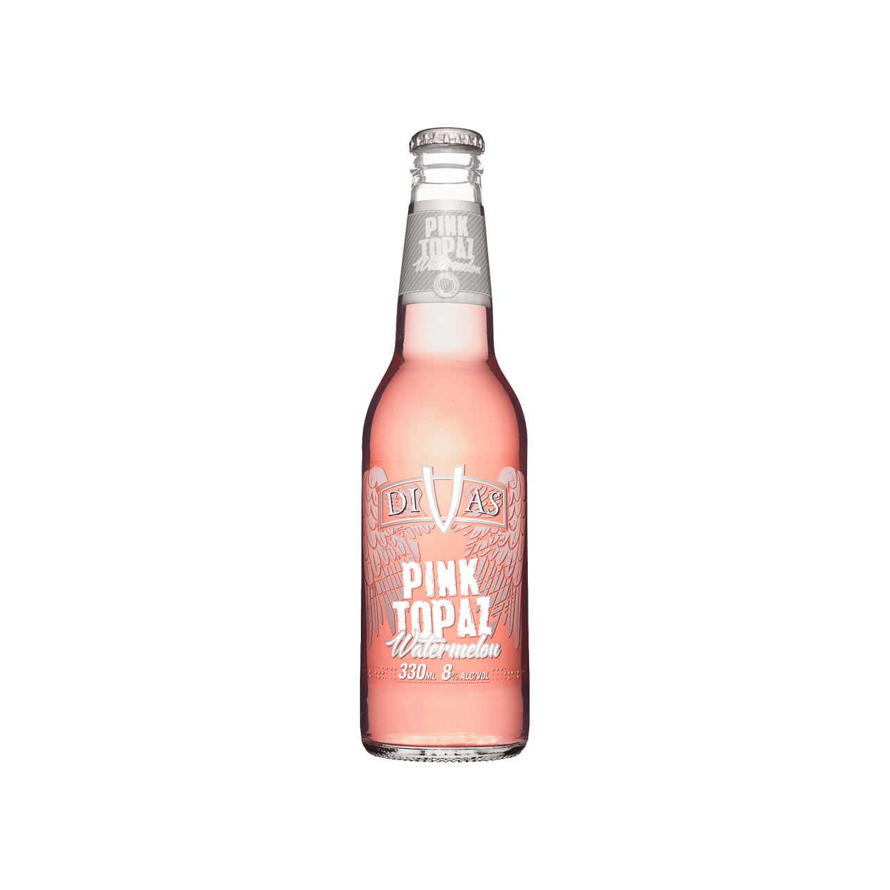 Divas Gems Pink Topaz Watermelon 330ml - Boozeit.com.au
