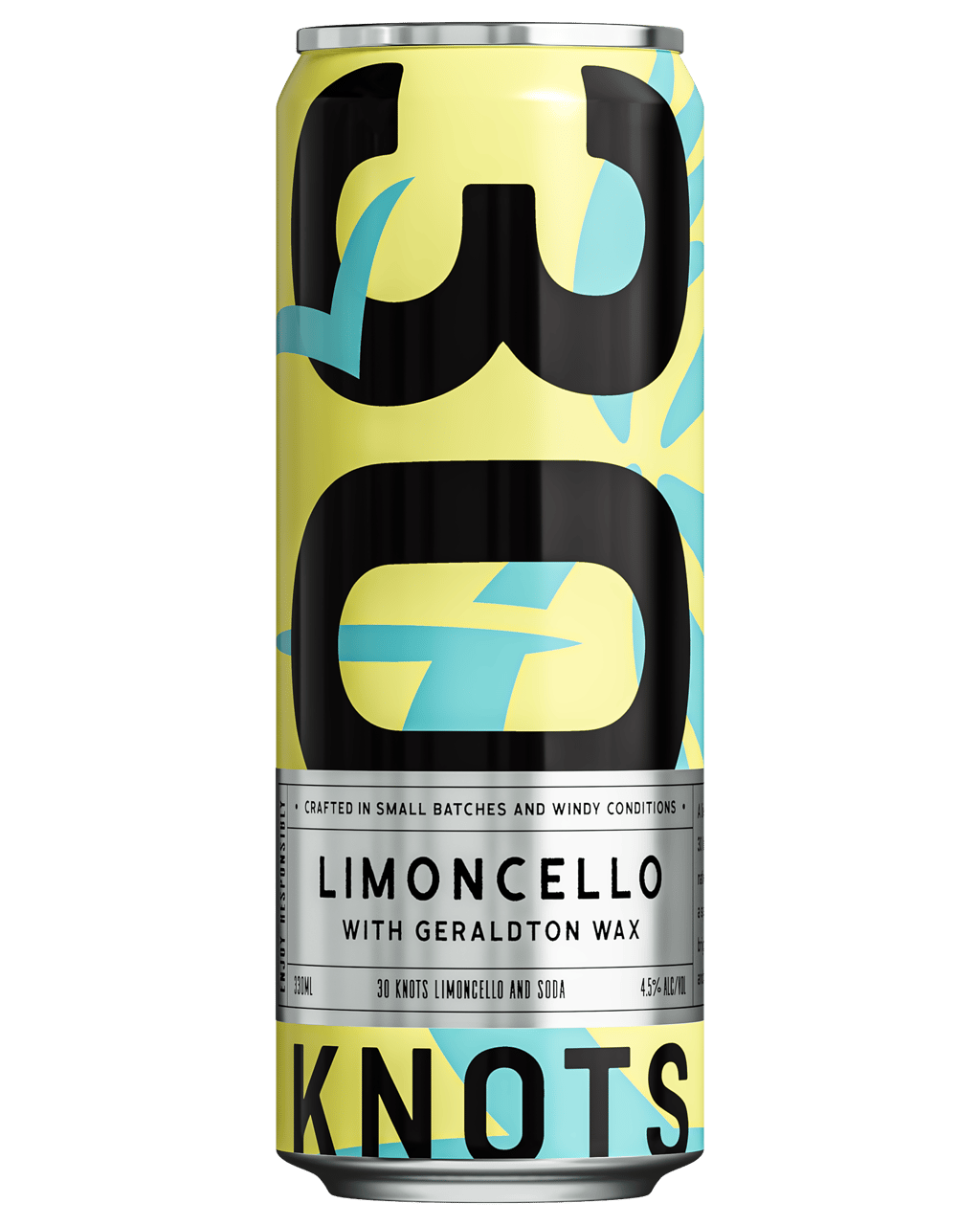 30 Knots Spirits Limoncello & Soda Cans 330ml - Boozeit.com.au