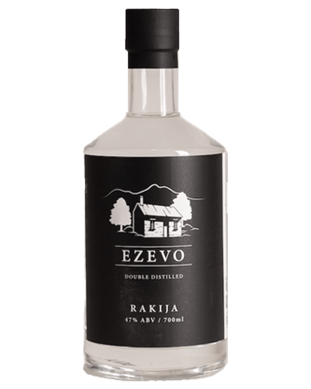 Ezevo Classic Black Double Distilled Rakija 700ml - Boozeit.com.au