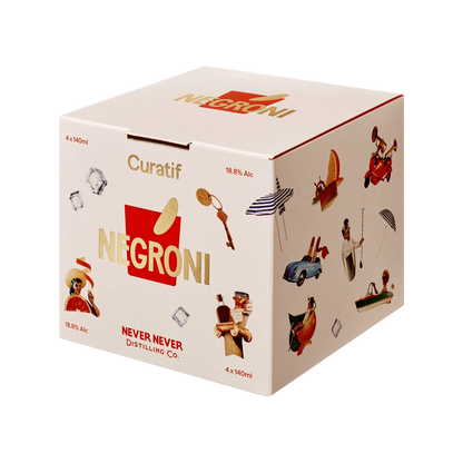 Curatif Negroni Cans 140ml - Boozeit.com.au