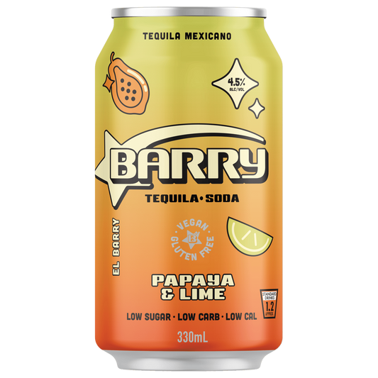 Barry Papaya & Lime Cans 330ml - Boozeit.com.au