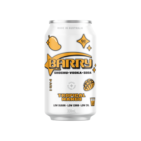 Barry Tropical Mango Cans 330ml - Boozeit.com.au
