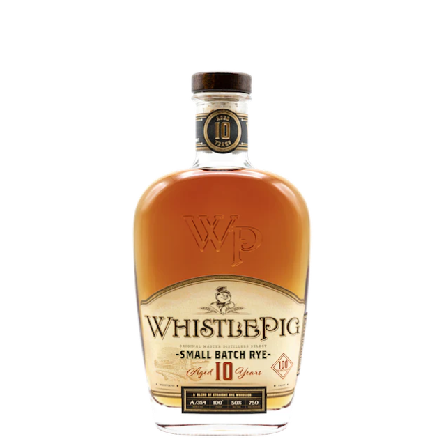 WhistlePig 10 Year Old Straight Rye Whiskey 700ml