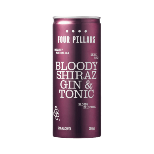 Four Pillars Bloody Shiraz Gin & Tonic Cans 250ml