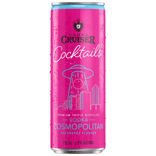 Vodka Cruiser Cocktails Raspberry Cosmopolitan 275ml