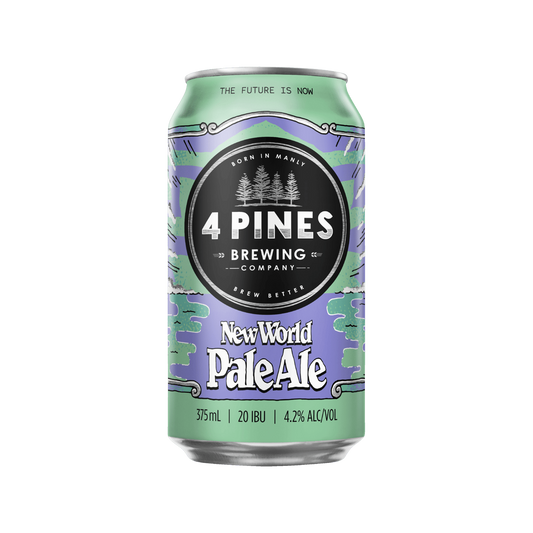 4 Pines New World Pale Ale Can 375ml - Boozeit.com.au