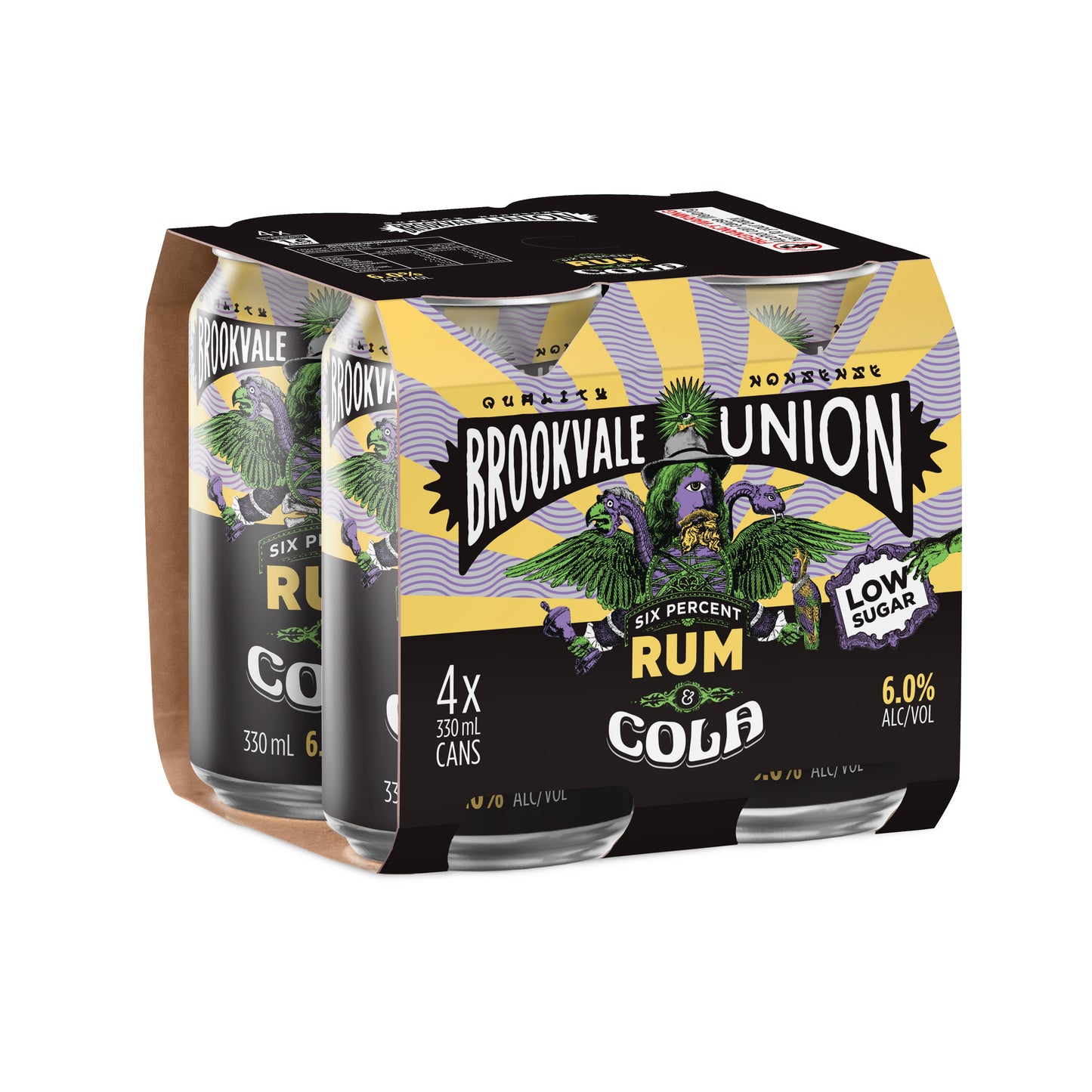 Brookvale Union Rum & Cola 6% Cans 330ml