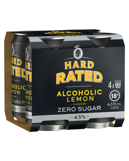Hard Rated No Sugar Cans 375ml