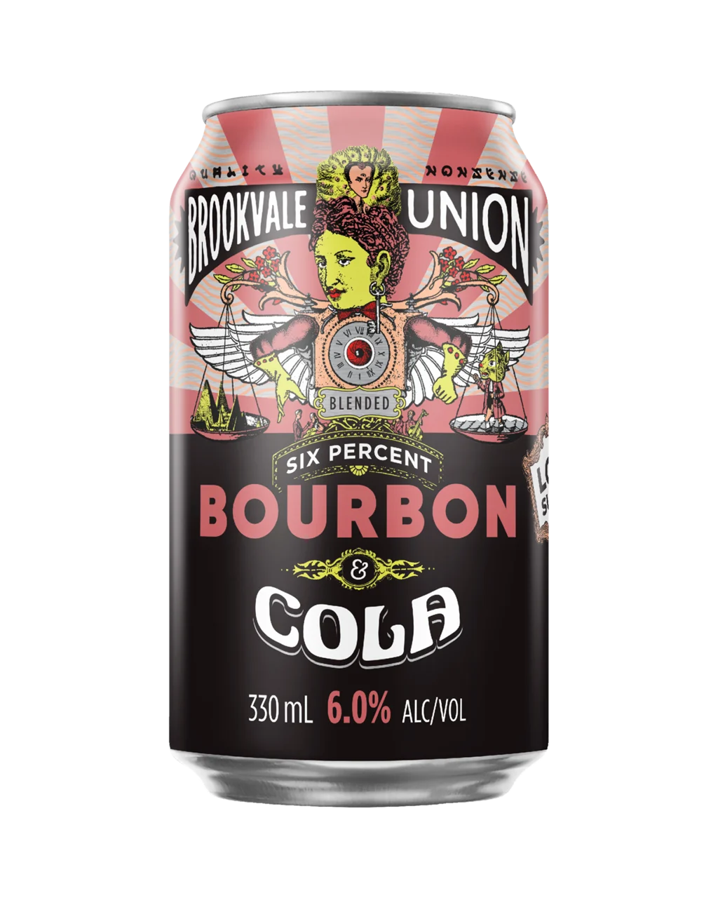 Brookvale Union Bourbon & Cola 6% Cans 330ml