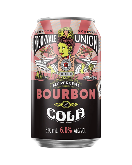 Brookvale Union Bourbon & Cola 6% Cans 330ml