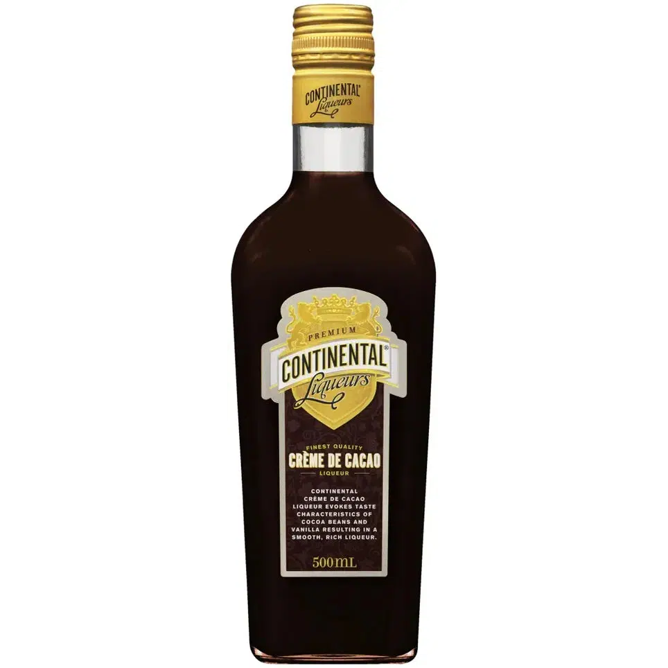 Continental Creme De Cacao Brown Liqueur 500ml