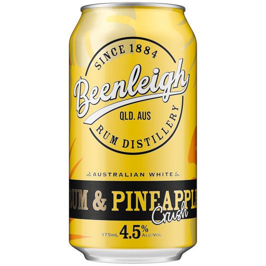 Beenleigh White Rum & Pineapple Crush Cans 375ml