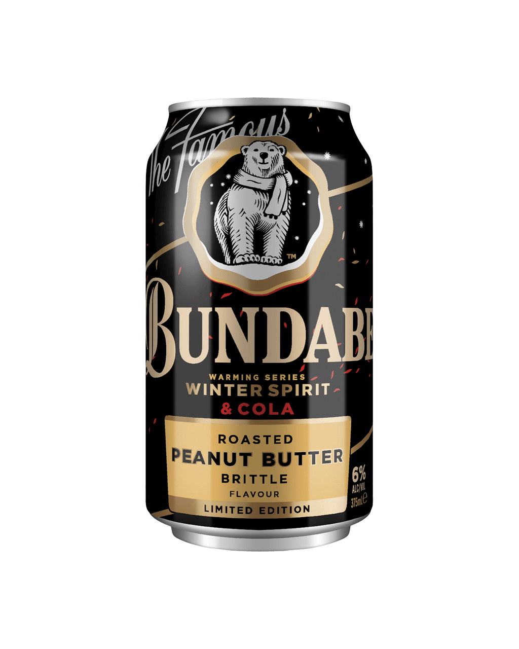 Bundaberg Winter Series Peanut Butter Brittle & Cola 6% Cans 375ml