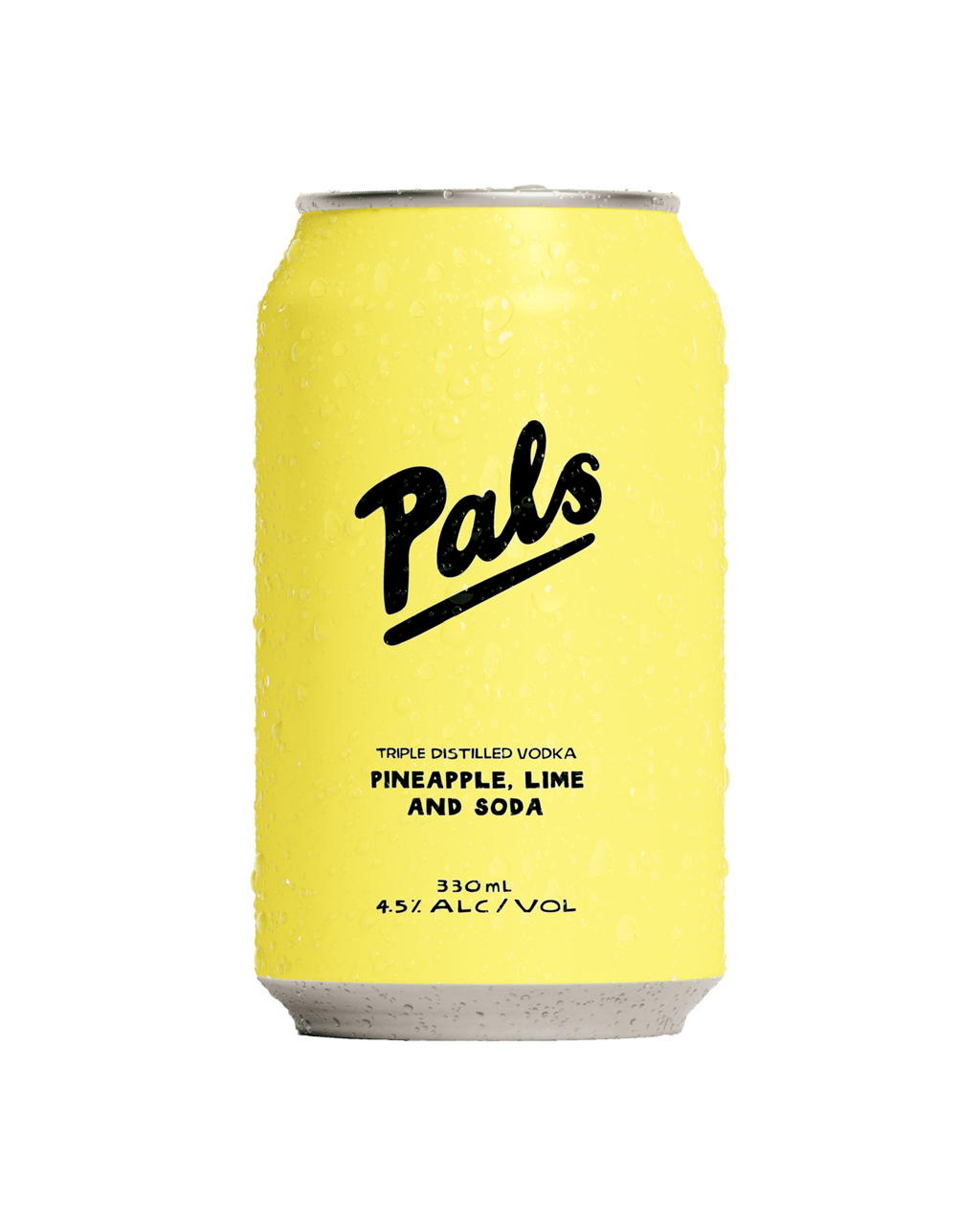 Pals Vodka Pineapple Lime and Soda Cans 330ml - Boozeit.com.au