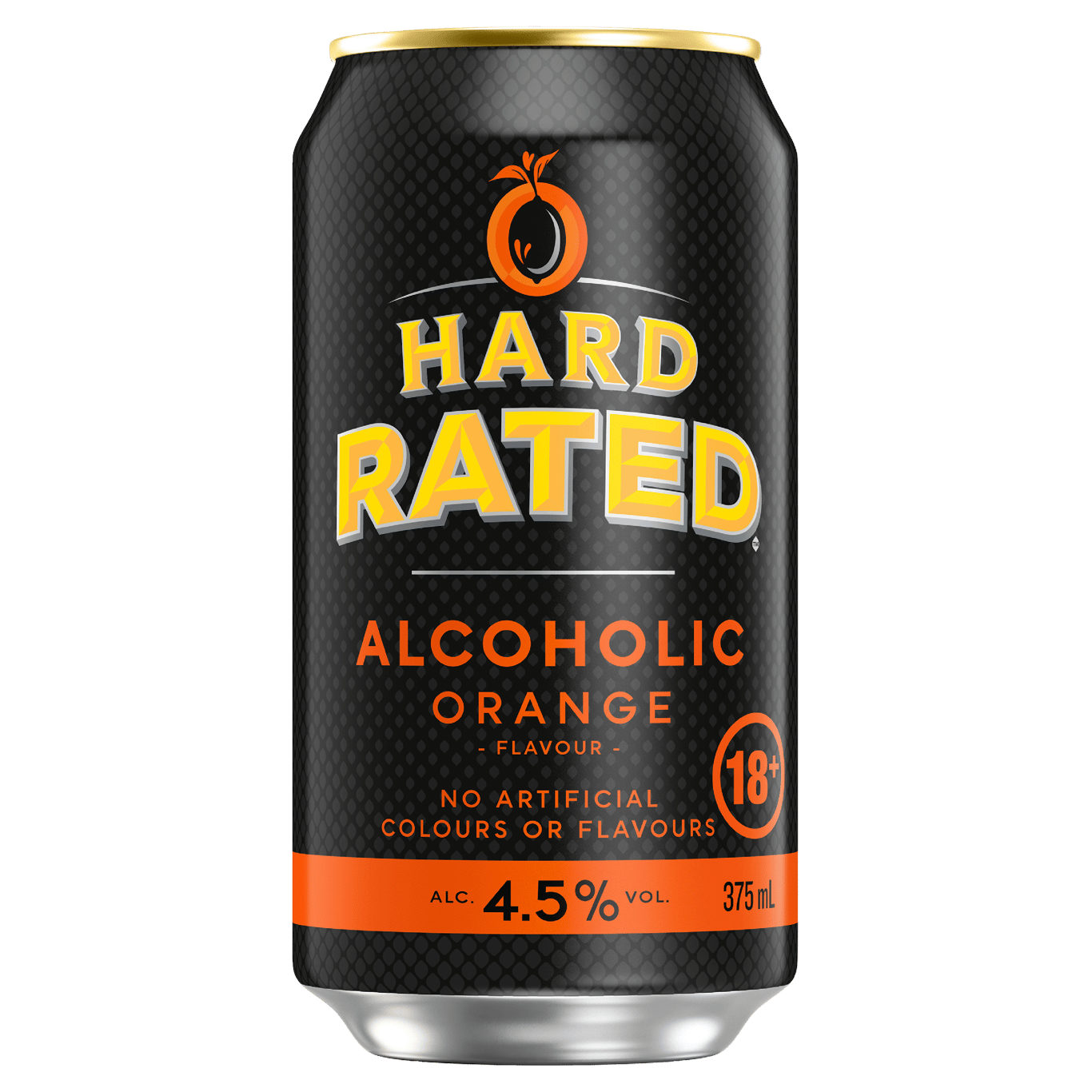 Hard Rated Alcoholic Orange Cans 375ml