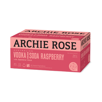 Archie Rose Australian Vodka & Soda With Raspberry & Yuzu Cans 330ml