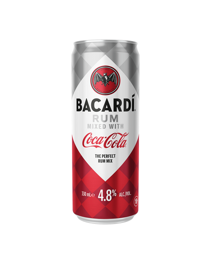 Bacardi Rum & Coca-Cola Cans 330mll