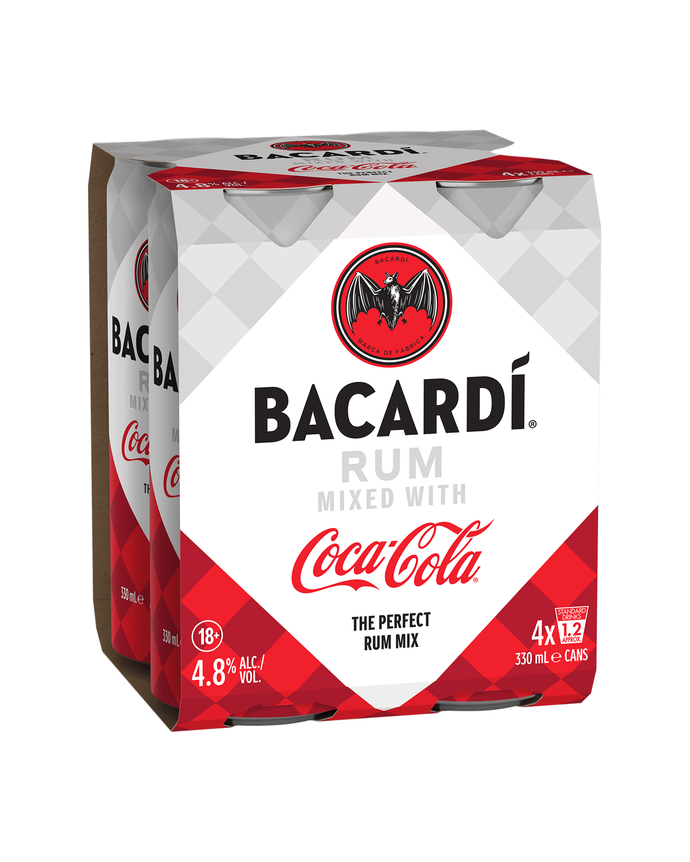 Bacardi Rum & Coca-Cola Cans 330mll