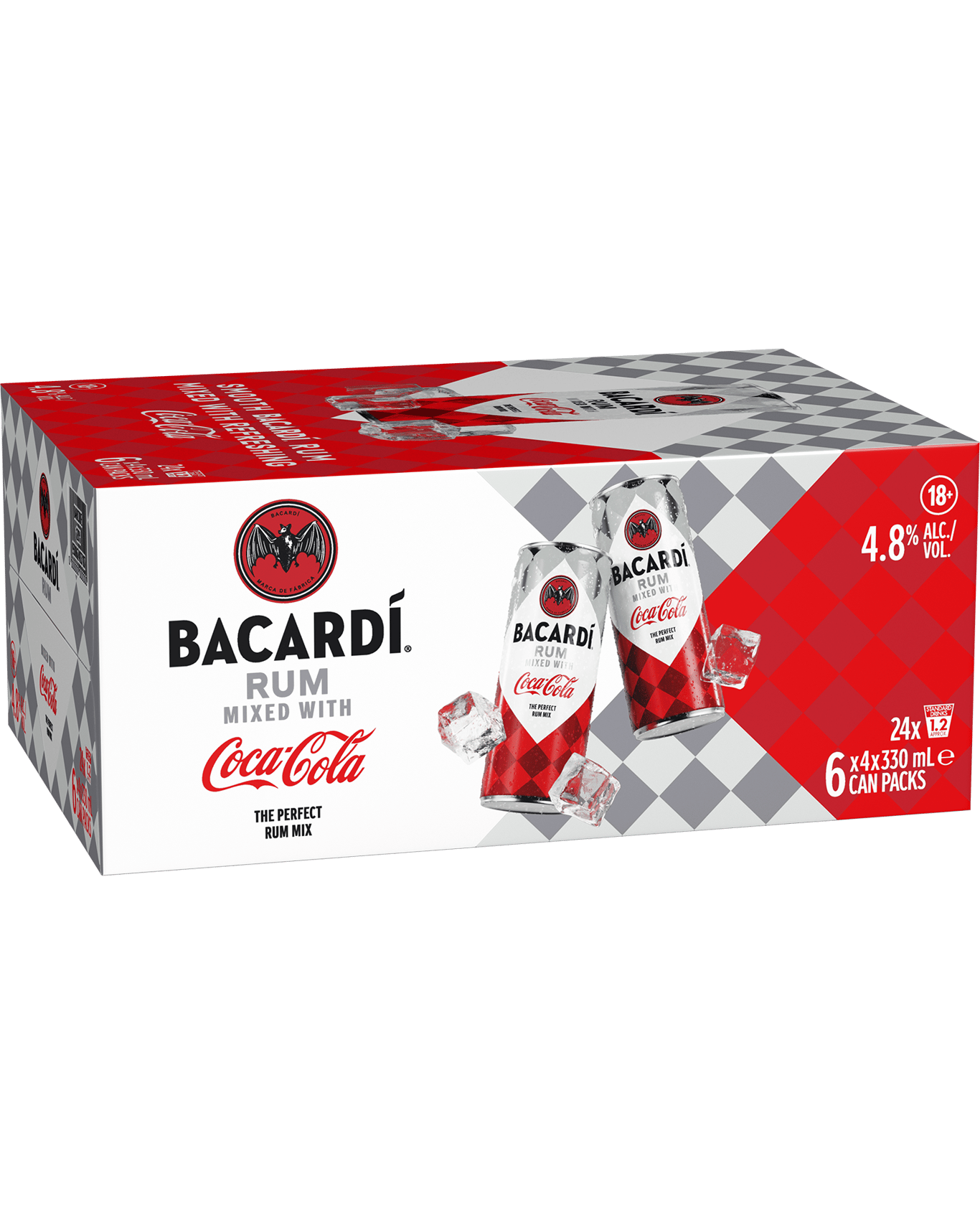 Bacardi Rum & Coca-Cola Cans 330mll