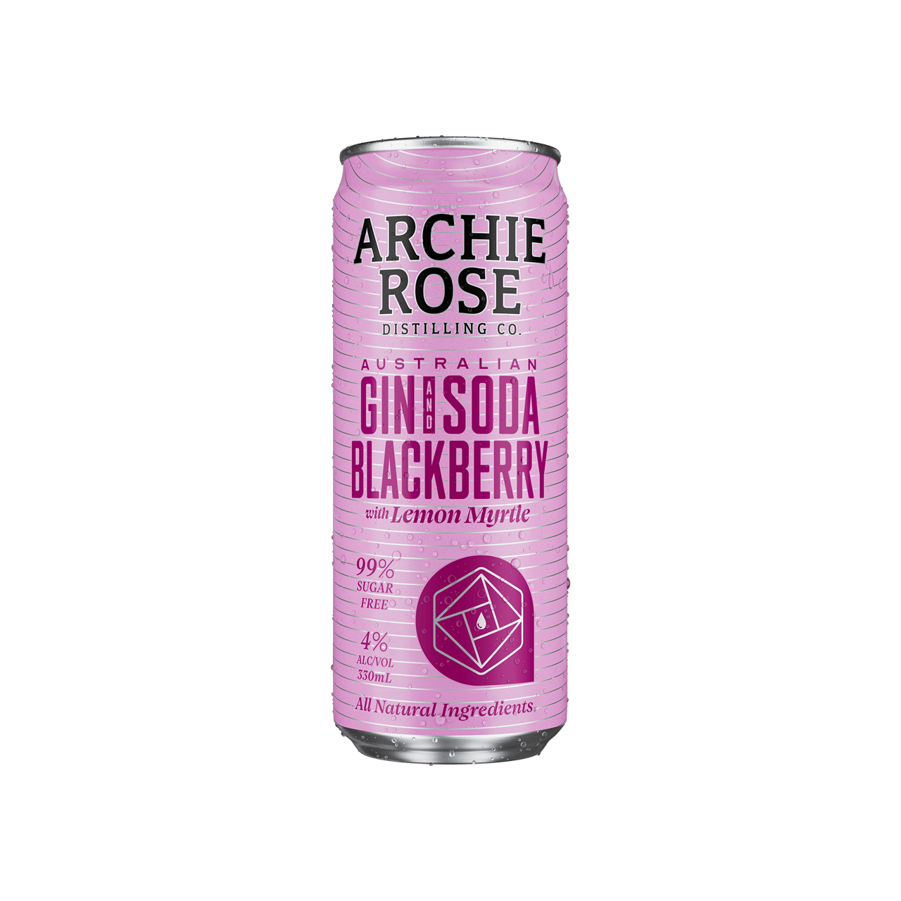 Archie Rose Australian Gin & Blackberry Soda Cans 330ml - Boozeit.com.au