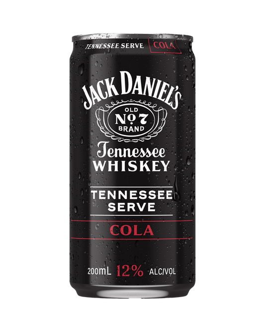 Jack Daniel's Tennessee Whiskey Tennessee Serve & Cola 12% 200ml