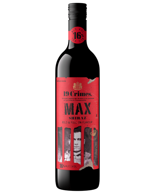 19 Crimes Max Shiraz - Boozeit.com.au