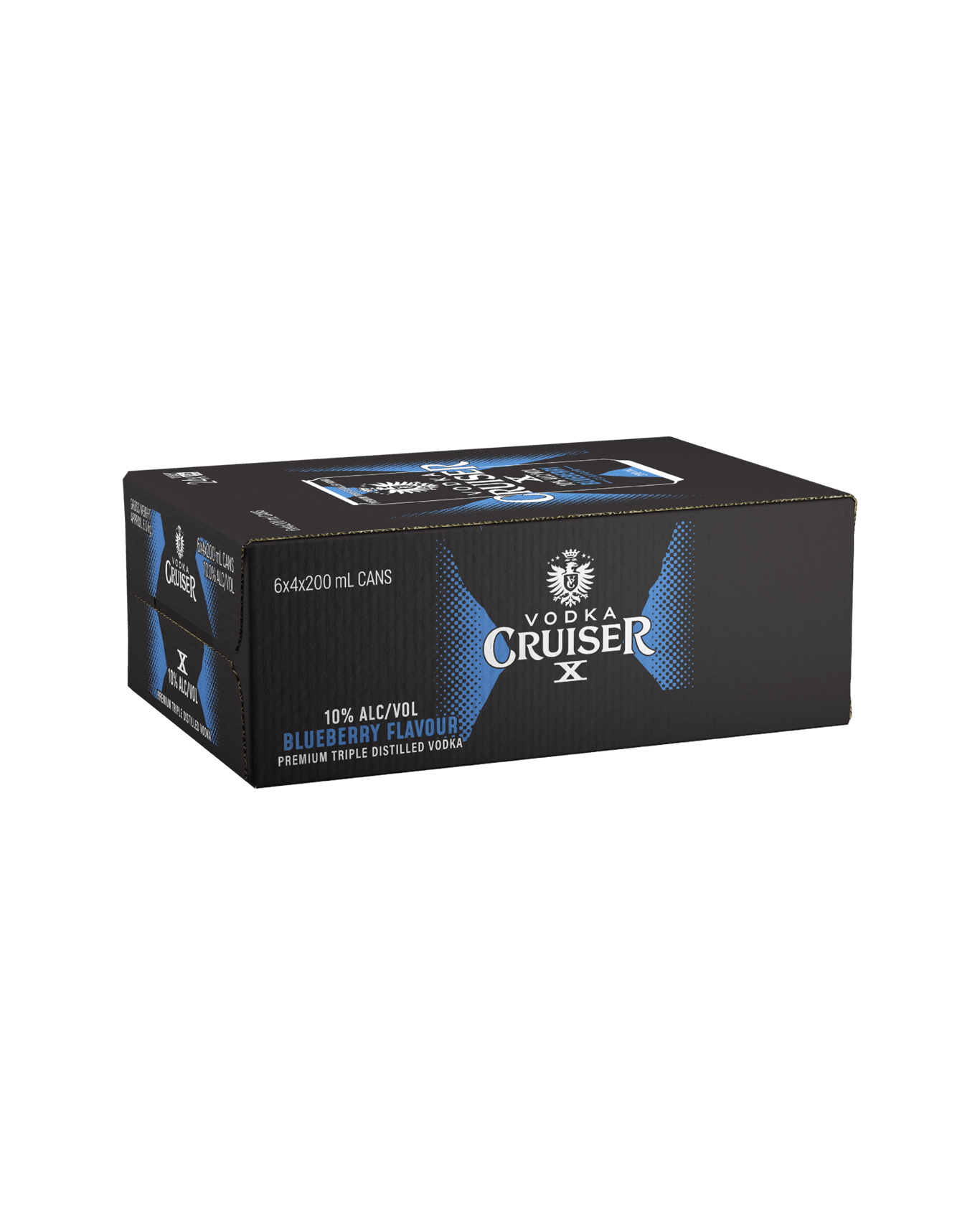Vodka Cruiser X 10% Blueberry Cans 200ml - Boozeit.com.au