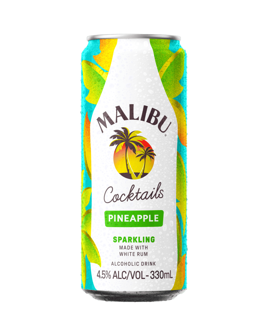 Malibu Cocktails Pineapple Sparkling Cans 330ml