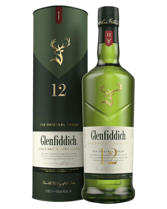 Glenfiddich 12 Year Old Single Malt Scotch Whisky 700ml