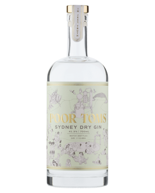 Poor Toms Sydney Dry Gin 700ml