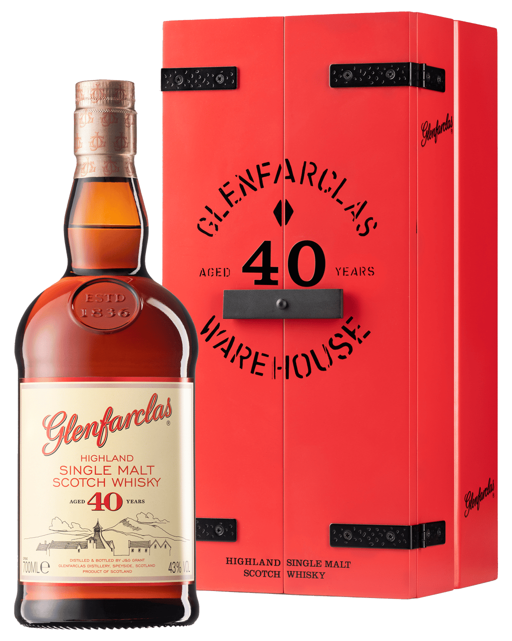 Glenfarclas 40 Year Old Single Malt Scotch Whisky 700ml