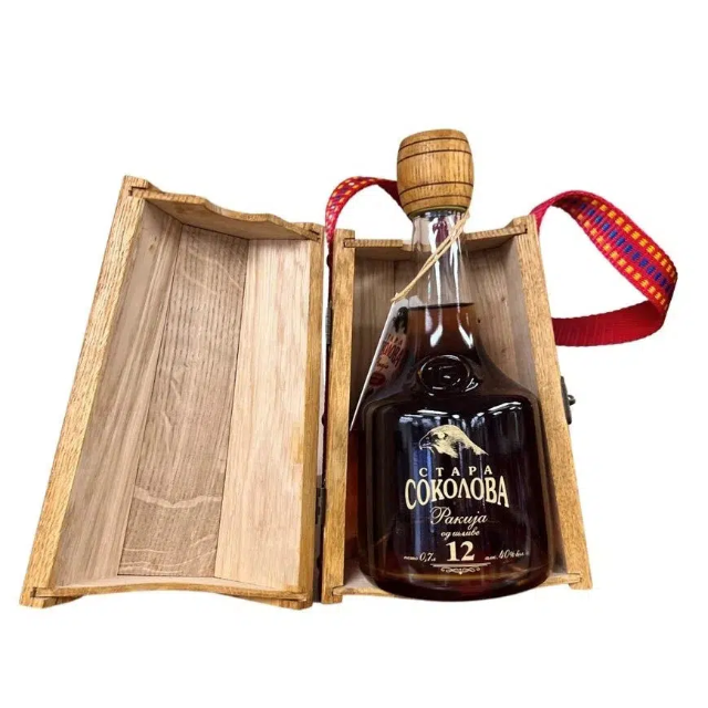 Stara Sokolova 12 Year Old Slivovitz + Wooden Case 700ml