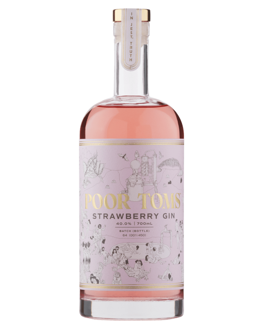 Poor Toms Strawberry Gin 700ml