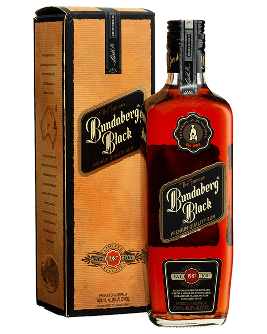 Bundaberg Black Vat 105 1987 Rum 700ml