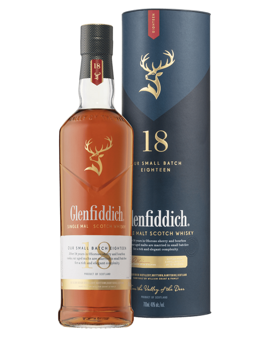 Glenfiddich 18 Year Old Single Malt Scotch Whisky 700ml