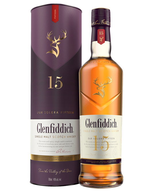 Glenfiddich 15 Year Old Single Malt Scotch Whisky 700ml