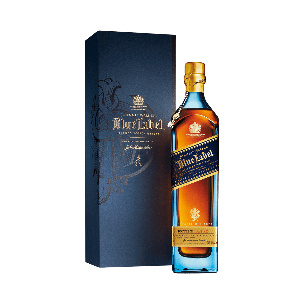 Johnnie Walker Blue Label Blended Scotch Whisky 700ml - Boozeit.com.au