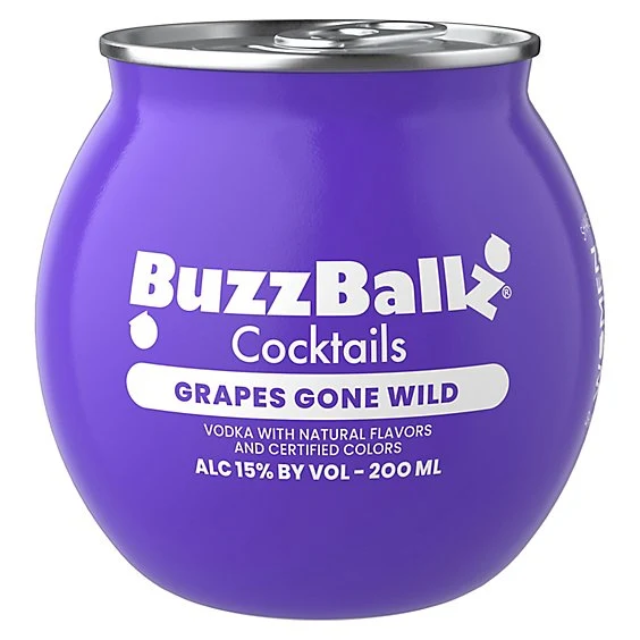 Buzzballz Grape Gone Wild Cocktail 200ml