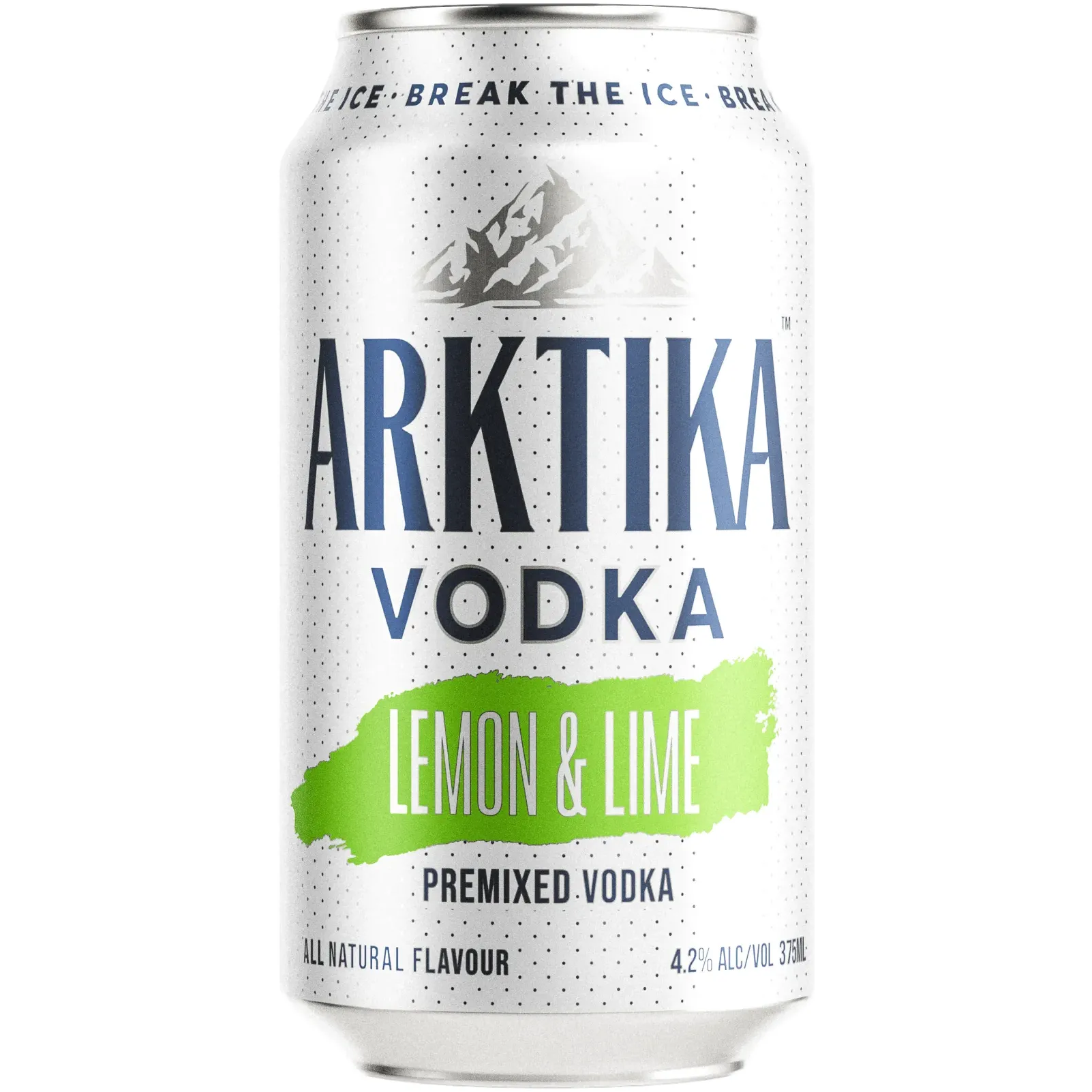 Arktika Vodka Lemon-Lime Premixed Vodka Cans 375ml - Boozeit.com.au