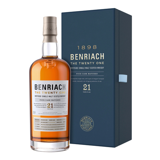 BenRiach 21 Year Old Single Malt Scotch Whisky 700ml